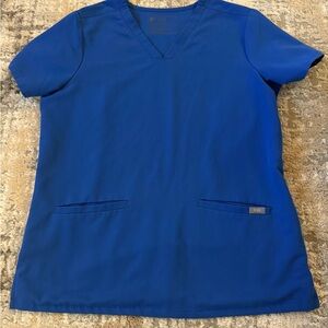 Figs Women's Royal Blue top (Medium)